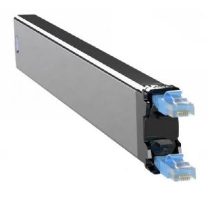 Patchbox C36STPXC6AXX1B PATCHBOX 365 Cat 6a Kupferkassette, STP, PoE, 0,8 m BLAU