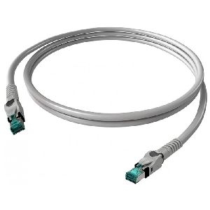 EasyLan CP1PAMSMS0100 EasyLan VarioBoot Patchkabel Cat.6A (ISO/IEC), PUR, winkelbar, S/FTP, grau, 10,0 m