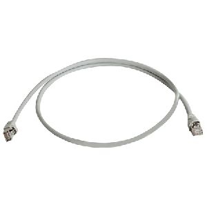 Telegärtner L00001A0090 / 100008268 Telegärtner Patchkabel Cat. 6A ISO/IEC, S/FTP (PiMF), halogenfrei, grau, 1,5 m