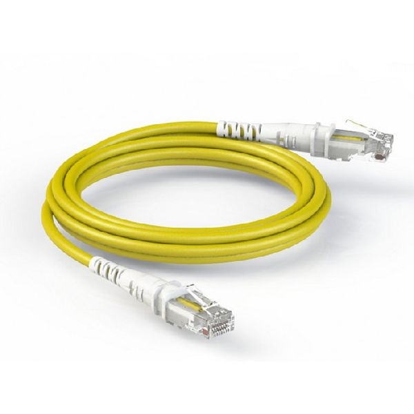 Patchsee TPC-SY-U/5 Patchsee ThePATCHCORD RJ45 Patchkabel Cat. 6A, U/UTP, extra dünn, gelb, 1,5 m