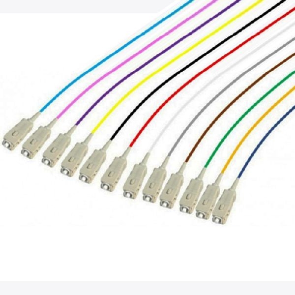 Ekivalan COPOM5SUS0020-12A Ekivalan LWL Faserpigtails, OM5, farbig, SC/UPC, 2,0 m, 12 Stück