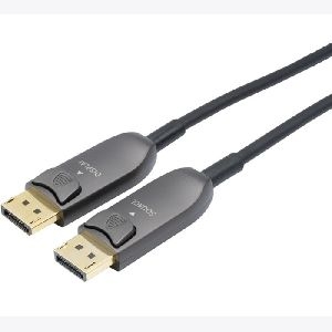 Exertis Connect 642770 Exertis Connect DisplayPort 1.4 AOC Hybrid-Kabel, 8K@120Hz, DisplayPort St. / St., schwarz, 15,0 m