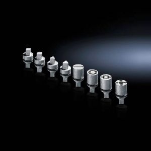 Rittal 2464000 Rittal Verschluss-Einsatz, Ausführung A, Zink-Druckguss, Schraubendreher, L: 27 mm