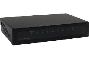 Dexlan 891008 Dexlan Gigabit Switch, 8 Port, Metallgehäuse