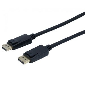 Exertis Connect 127033 DisplayPort 1.2 Kabel, 4K, Displayport St. / St., GRS, schwarz, 5,0 m