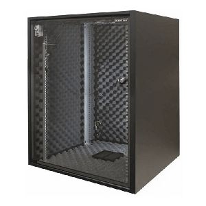 Silence Rack 99SRO156080B Silence Rack Office schallgedämmter Serverschrank 19", 15 HE, 600 x 800 mm, schwarz RAL 9005