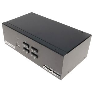 Dexlan 61094 Dexlan 4 Port Dual View KVM Switch HDMI 4K mit USB