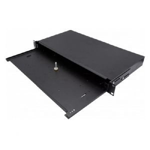 Dexlan 395415 Dexlan LWL Spleißbox, unbestückt, ohne Frontblende, 19", ausziehbar, schwarz