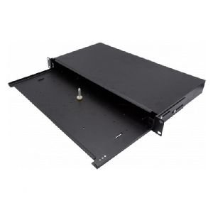 Dexlan 395415 Dexlan LWL Spleißbox, unbestückt, ohne Frontblende, 19", ausziehbar, schwarz