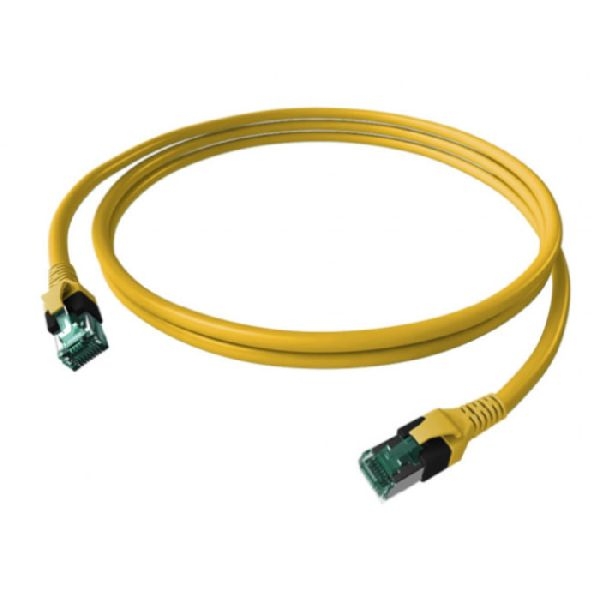 EasyLan CP1OYAYAY0075 EasyLan DualBoot Patchkabel Cat.6A (ISO/IEC), S/FTP, gelb, 7,5 m