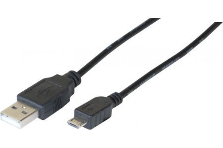 Exertis Connect 149693 Micro USB 2.0 Kabel, USB St. A/ USB Micro St. B, 3,0 m