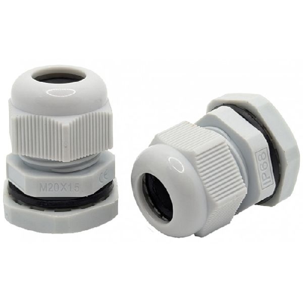 Tecline M20x1.5-GR Tecline Kabelverschraubungen metrisch, IP68, grau, M20 x 1,5 VPE: 10 Stück