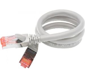 Exertis Connect 859465 Patchkabel Cat. 6A, U/FTP, hochflexibel, grau, 10,0 m