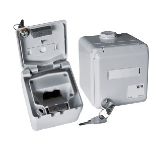 MetzConnect 1309460003-I Metz Connect Aufputzgehäuse E-DAT modul, Schutzart IP44, abschließbar, grau