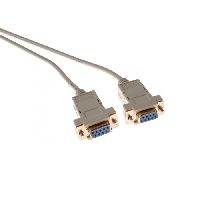 Exertis Connect 136006 Nullmodem Kabel DB9F/F, 1,80 m