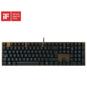 Cherry G80-3950LIBDE-2 Cherry Tastatur KC 200 MX, mechanisch, USB, schwarz / braun