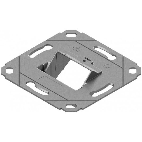 EasyLan CKVD1DS EasyLan Modulaufnahme SL, 45°-Abgang, ohne Zentralplatte, 1-/2-fach, weiß ähnlich RAL 9010, 1 Stück