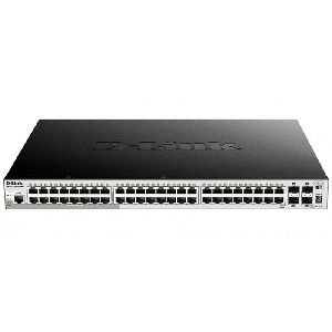 D-Link DGS-1510-52XMP D-Link 52-Port Smart Managed Gigabit Switch DGS-1510-52XMP, 48 Port PoE + 4 10G SFP+ Uplinkports, 19" / 1 HE