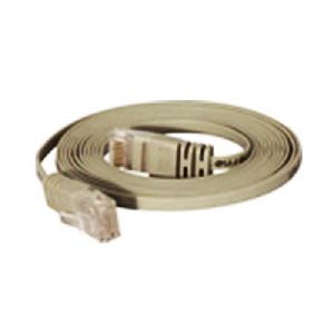 S-Conn 75711-SL0.5 High Quality Flachband Patchkabel Cat. 6, U/UTP, grau, 0,5 m