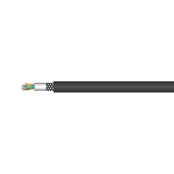 Draka 60015973 Draka Patchkabel UC300 HS26, Cat. 5e, SF/UTP, halogenfrei, schwarz, 100 m Ring