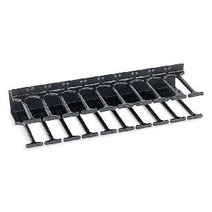 Triton RAB-VP-H18-X1 Triton vertikale Kabelführungsleiste, 18 HE, schwarz RAL 9005