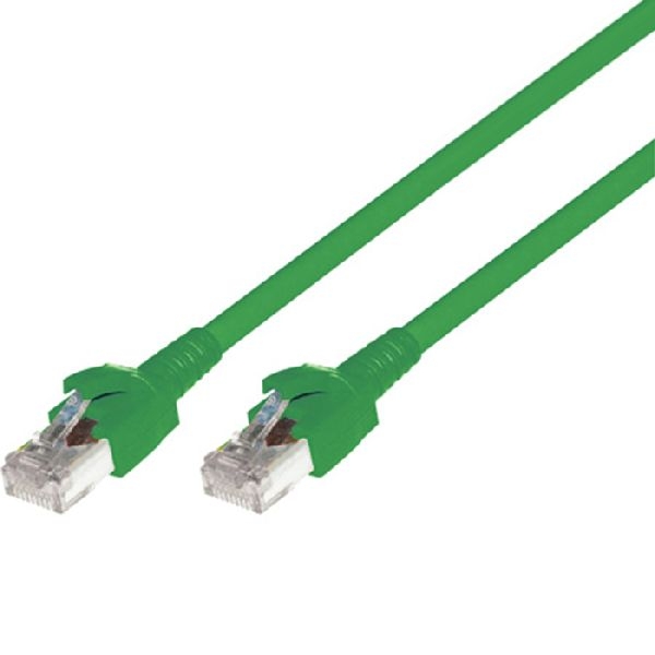 Dätwyler 653560 Dätwyler Patchkabel S/FTP, PiMF, Cat.6A, grün, 2,0 m