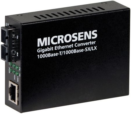 Microsens MS400240 Microsens MS400240 Gigabit Ethernet Medienkonverter mit Bridging-Funktion