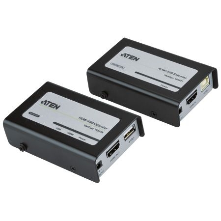 Aten VE803 ATEN VE803 HDMI-Verlängerung Over Kat. 5e/6 für Bild-und Tonübertragung + USB (60m)