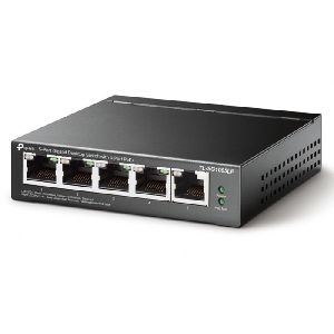 TP-Link TL-SG1005LP TP-Link Gigabit POE Switch TL-SG1005LP, 5 Port (4 PoE+), Desktop