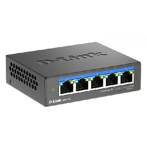D-Link DMS-105 D-Link 2.5G Multi-Gigabit Desktop Switch DMS-105, 5 Port 2,5 Gbit/s, Desktop