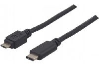 Exertis Connect 150301 USB 2.0 Kabel, USB St. Type-CTM / USB St. Micro