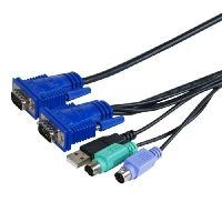 Exertis Connect 66302 KVM Kombikabel USB, PS/2, 1,8m