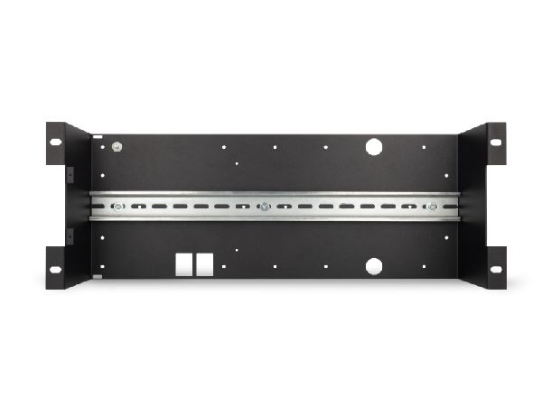 Kentix KRA-04 Kentix 19" 4 HE Rack-Einbaurahmen KRA-04 mit DIN-Schiene 35 mm, schwarz