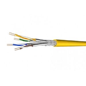 Draka 60109042 Draka Patchkabel UC900 FLEX, Cat. 7, S/FTP, halogenfrei, gelb, 100 m Ring