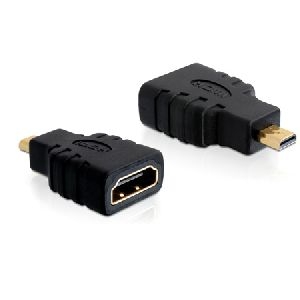 Delock 65242 DeLOCK Adapter High Speed HDMI, HDMI micro-D St. / HDMI A