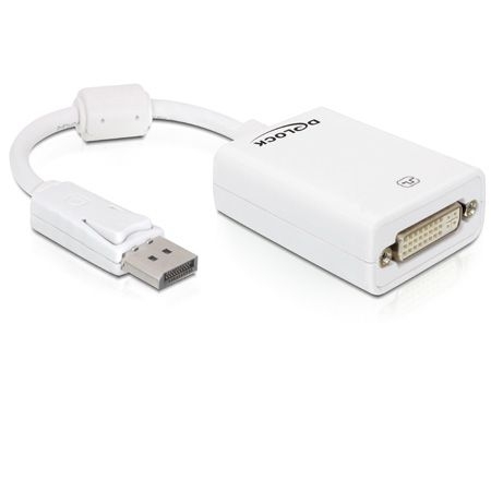 Delock 61765 DeLOCK Adapter DisplayPort St. / DVI-I Bu, weiß