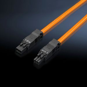 Rittal 2500.430 Rittal Anschlussleitung Durchgangsverdrahtung, 3-polig (mit Buchse und Stecker)