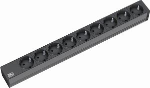 Bachmann 333506 Bachmann 19" PDU Basic, Steckdosenleiste, 9-fach Schut