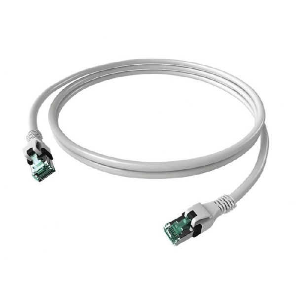 EasyLan CPP1OWAWAW0030 EasyLan DualBoot PushPull Patchkabel Cat.6A (ISO/IEC), S/FTP, weiß, 3,0 m