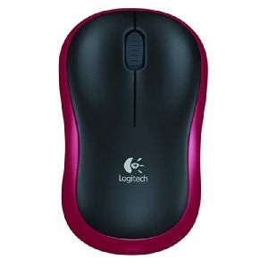 Logitech 910-002240 Logitech Wireless Maus M185, USB, rot