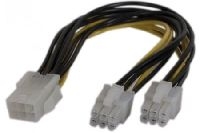 Exertis Connect 146694 PCI Express Strom-Adapterkabel 6pin auf 2x6 pin