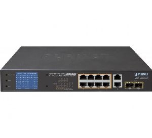 Planet GSD-1222VHP Planet Gigabit Switch GSD-1222VHP 8 Port, 8 x PoE+, 2x SFP, 2x MDI/MIX