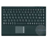 KeySonic ACK-540U+ Keysonic Mini-Tastatur ACK-540 U+ mit Touchpad, USB
