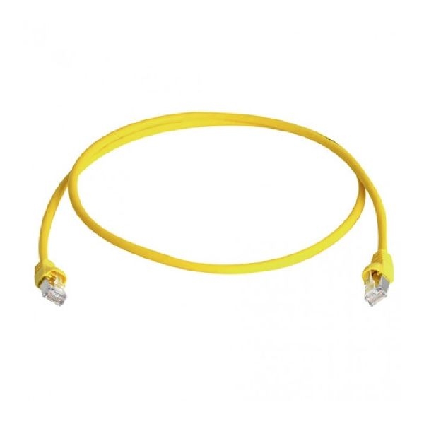 Telegärtner L00004A0058 / 100008830 Telegärtner Patchkabel Cat. 6A ISO/IEC, S/FTP (PiMF), halogenfrei, gelb, 7,5 m