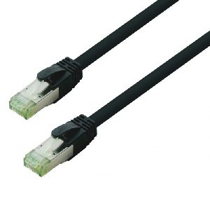 Nambo N500-SWT138-0.3 Nambo Kupfer-Patchkabel Cat.6a S/FTP (ISO/IEC) LSZH High Quality schwarz 0,30 m