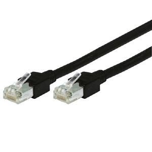 Tecline 71303S Tecline Patchkabel Cat. 5e, SF/UTP, halogenfrei, schwarz, 3,0 m