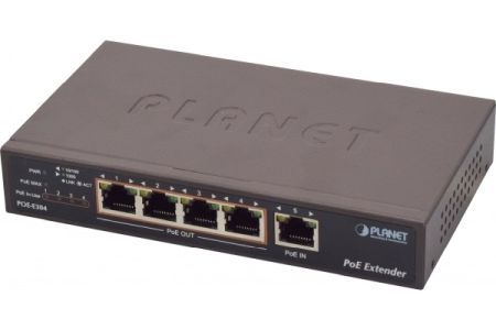 Planet POE-E304 Planet Gigabit Switch POE-E304, 5 Port mit PoE Extender