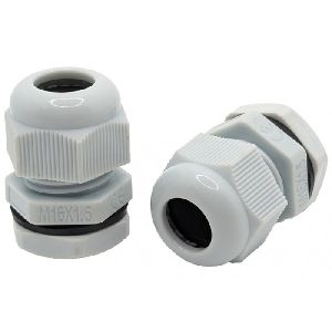 Tecline M16x1.5-GR Tecline Kabelverschraubungen metrisch, IP68, grau, M16 x 1,5 VPE: 10 Stück