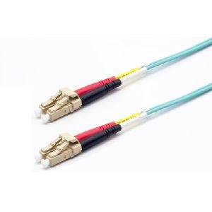 Ekivalan COZOM3LCLC2SA0100A Ekivalan LWL Duplex Patchkabel OM3, 50/125 µm, LC/LC, aqua, 10,0 m