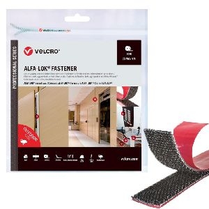 Velcro VEL-PS20023 ALFA-LOK(r) Pilz-in-Pilz-Verschluss der Marke VELCRO(r), 1 m Hakenband, 25 mm, schwarz